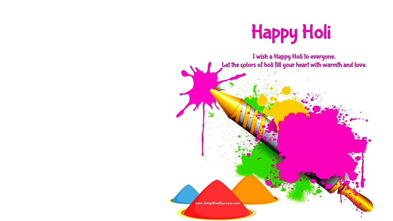 Holi Wishes Wallpaper