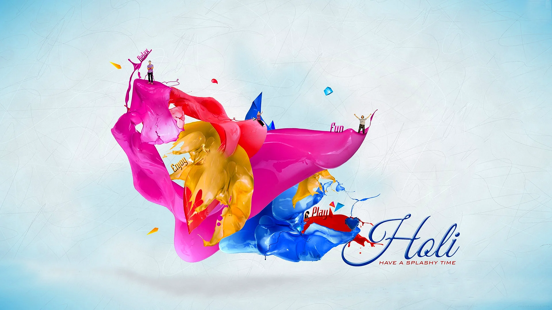 Holi Wishes Wallpaper