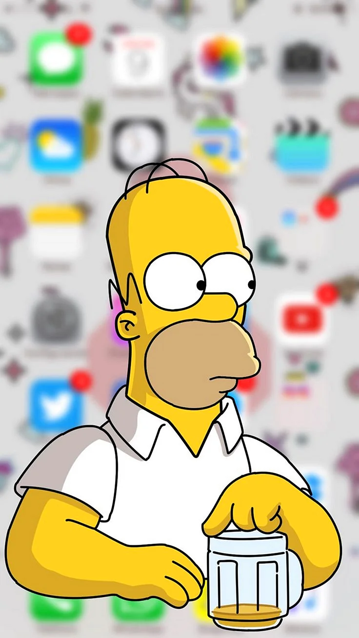 Homer Simpson Wallpaper For iPhone