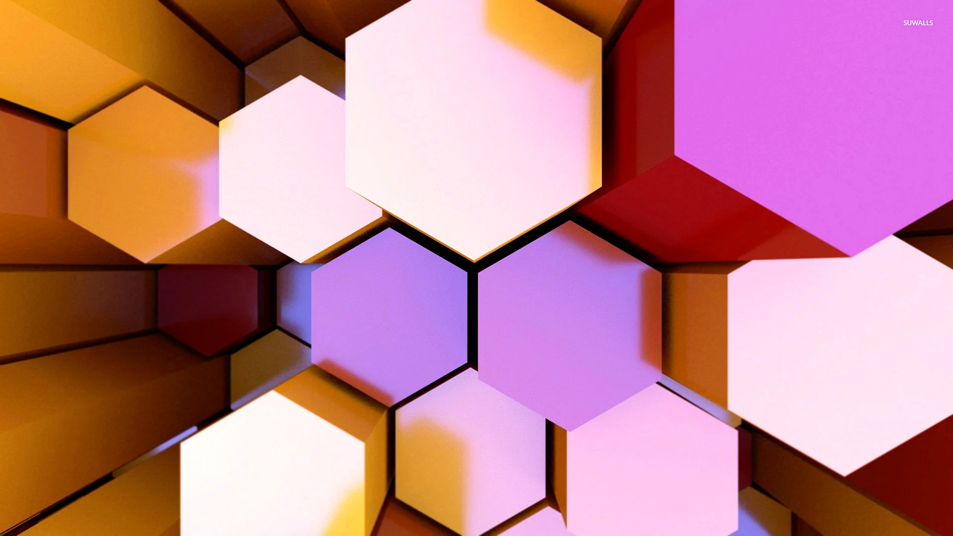 Honeycomb 3D Wallpaper