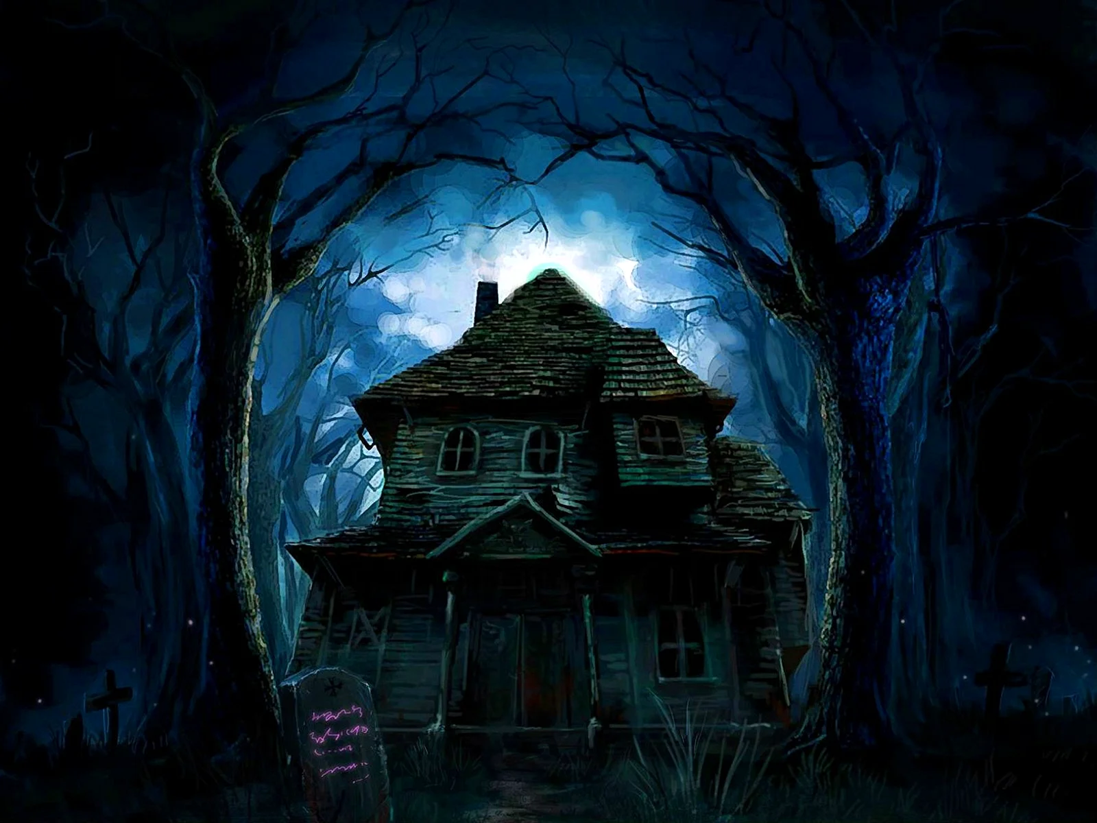 Horror House Wallpaper