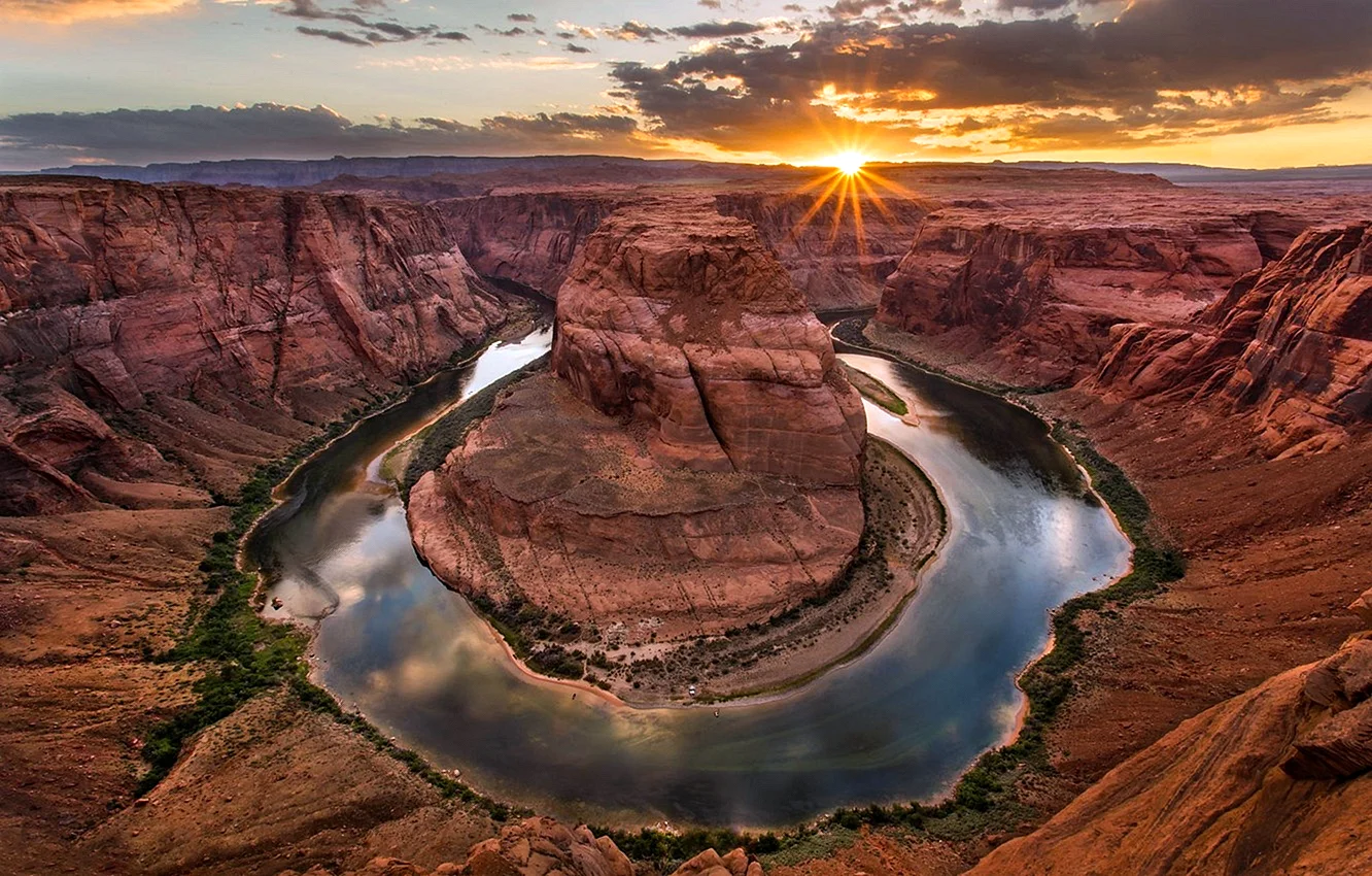 Horseshoe Bend Colorado River Wallpaper