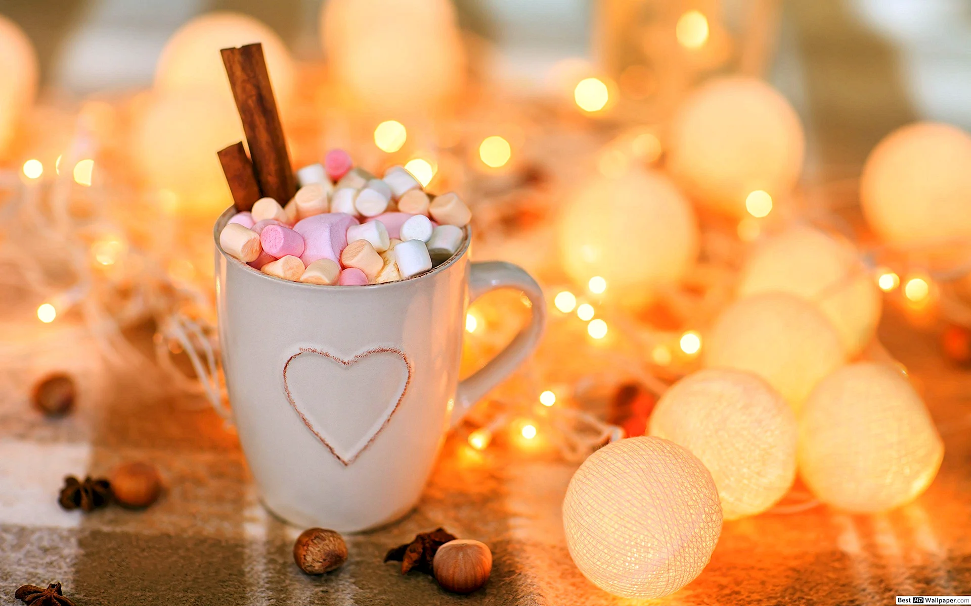 Hot Chocolate Marshmallow Wallpaper