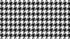 Houndstooth Pattern Black And Grey Wallpaper