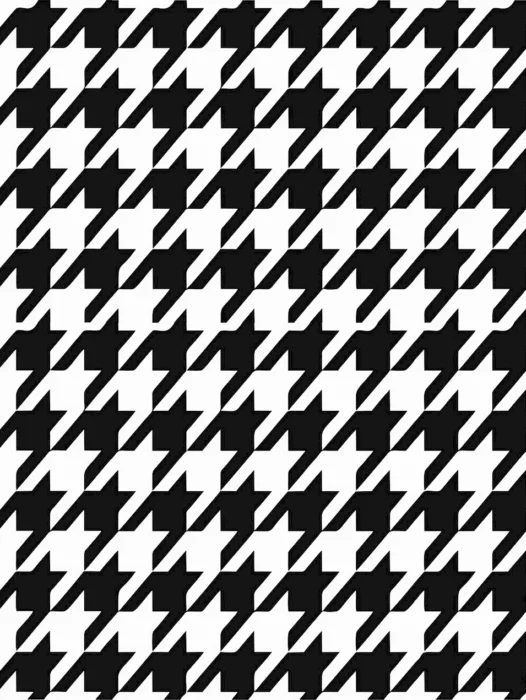 Houndstooth Pattern Black And Grey Wallpaper