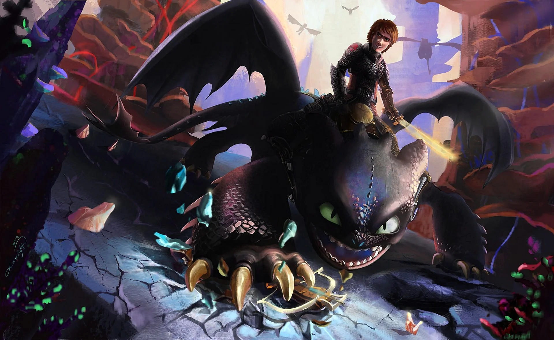 How To Train Your Dragon Art Wallpaper