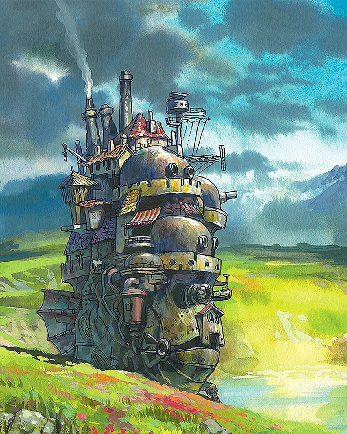 Howls Moving Castle Wallpaper For iPhone
