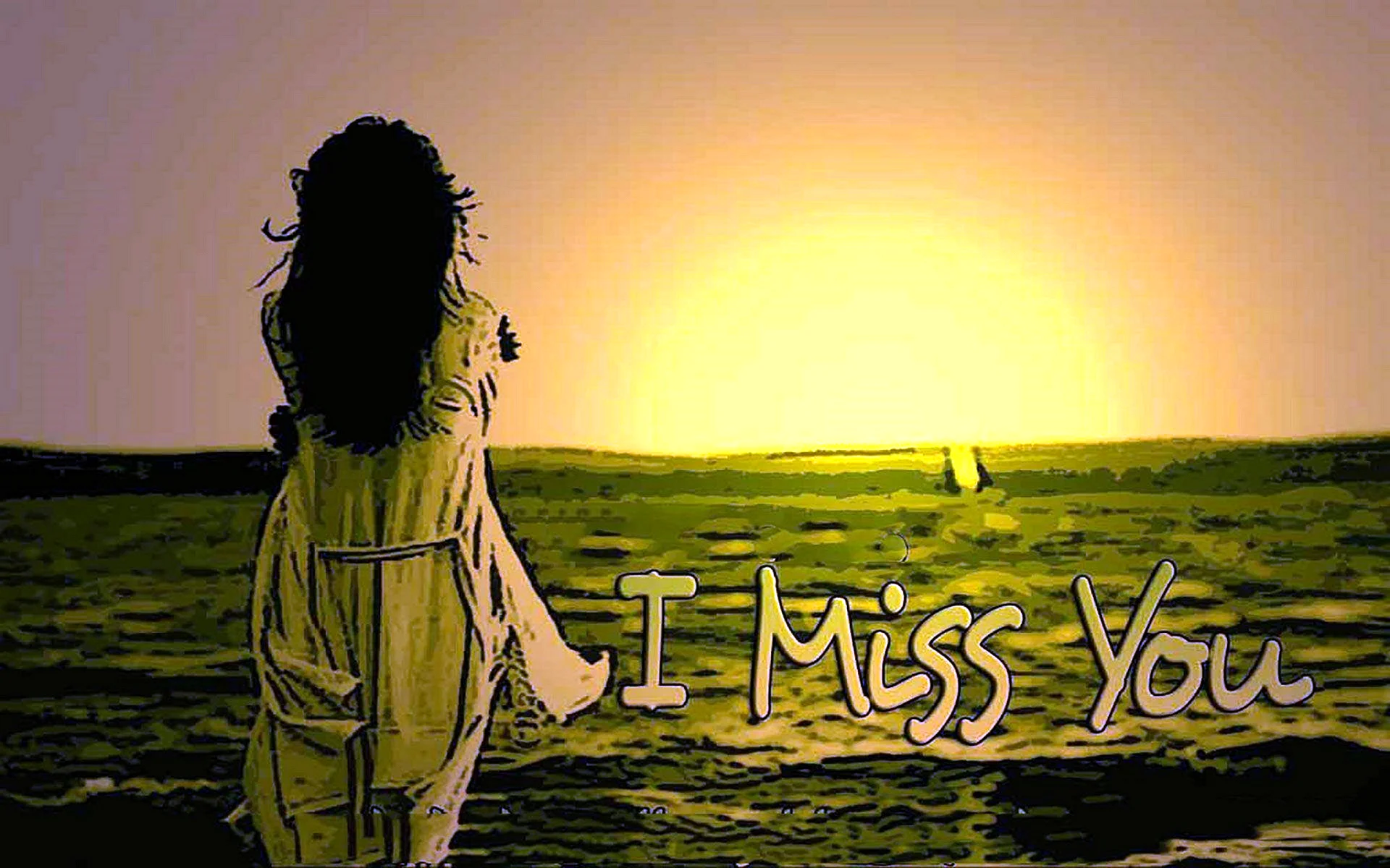 I Miss You Wallpaper