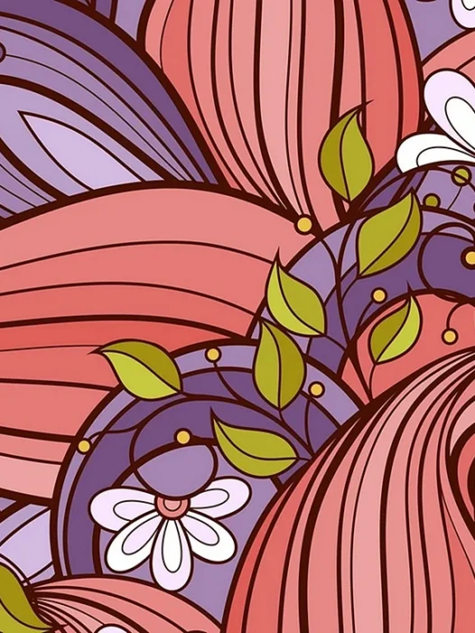 Illustrator Floral Pattern Flower Wallpaper