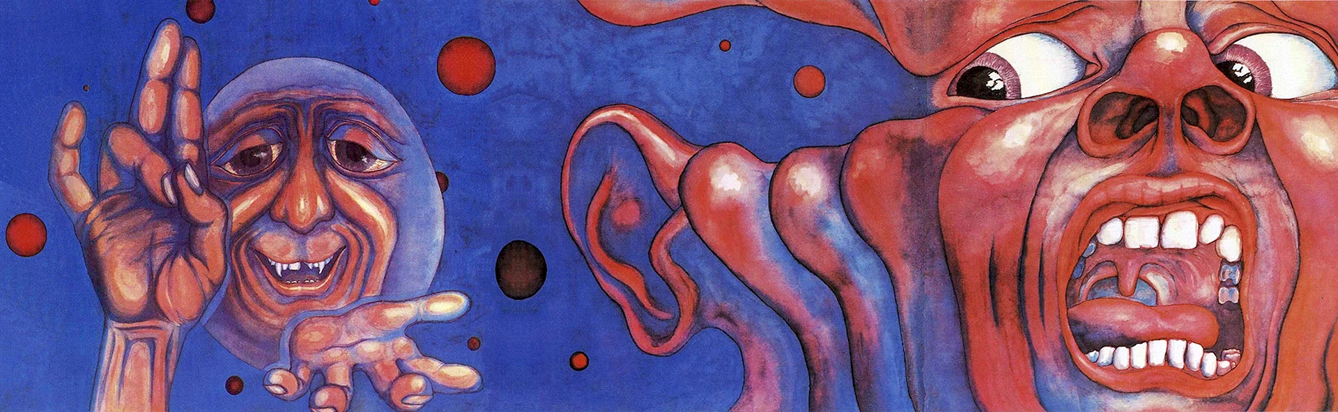 In The Court Of The Crimson King Album Cover Wallpaper