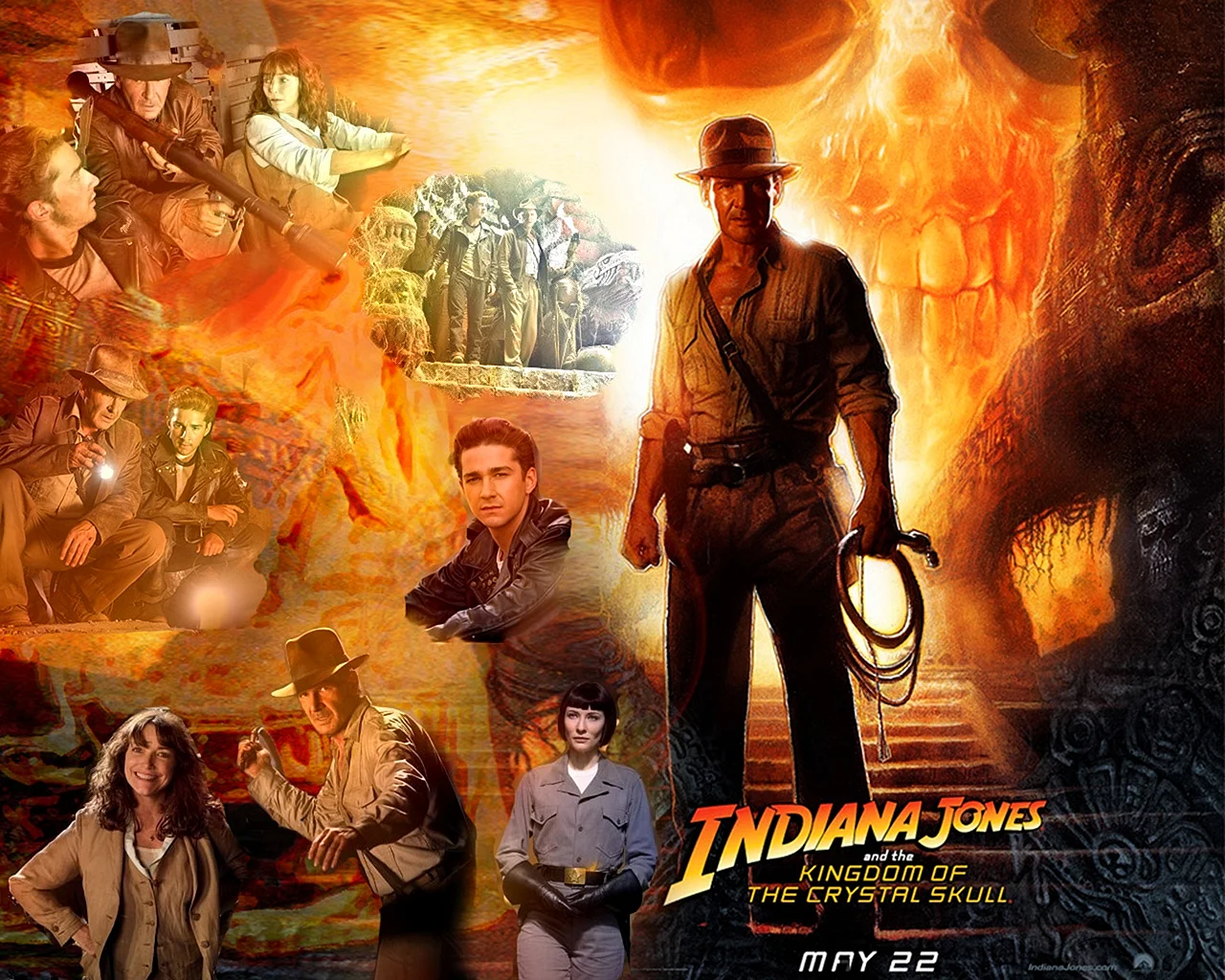 Indiana Jones Raiders Lost Ark Poster Wallpaper