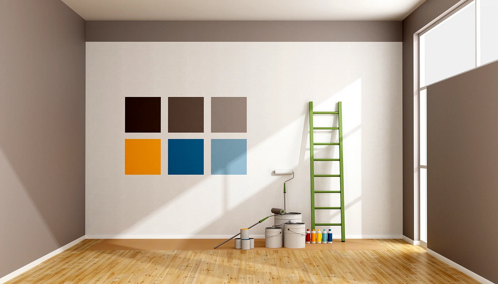 Interior And Exterior Painting Wallpaper