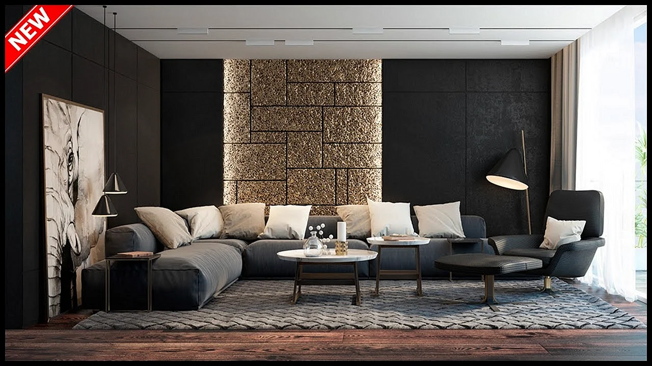 Interior Design Black Wallpaper