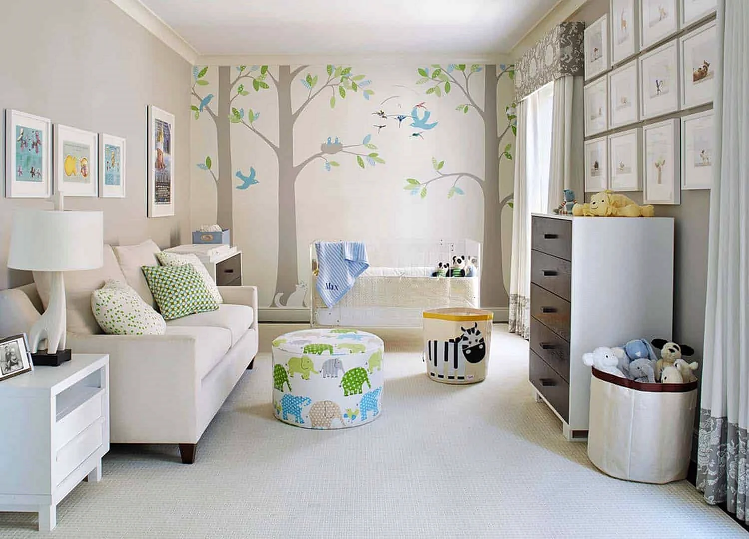 Interior Design of a childs Room Wallpaper