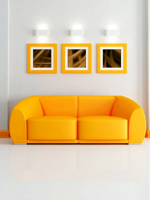 Interior Design Yellow Bright Wallpaper