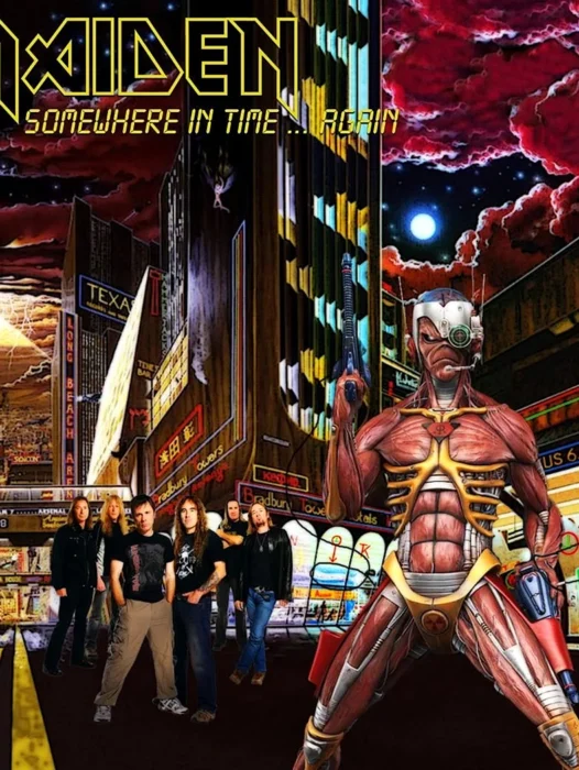 Iron Maiden 1986 Somewhere In Time Wallpaper