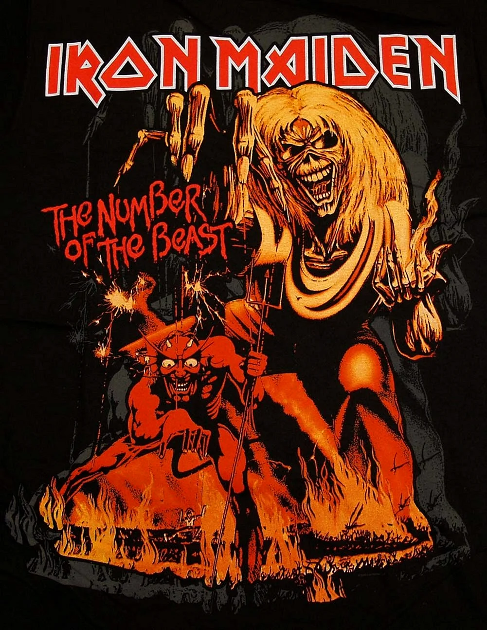 Iron Maiden Album Cover Wallpaper For iPhone
