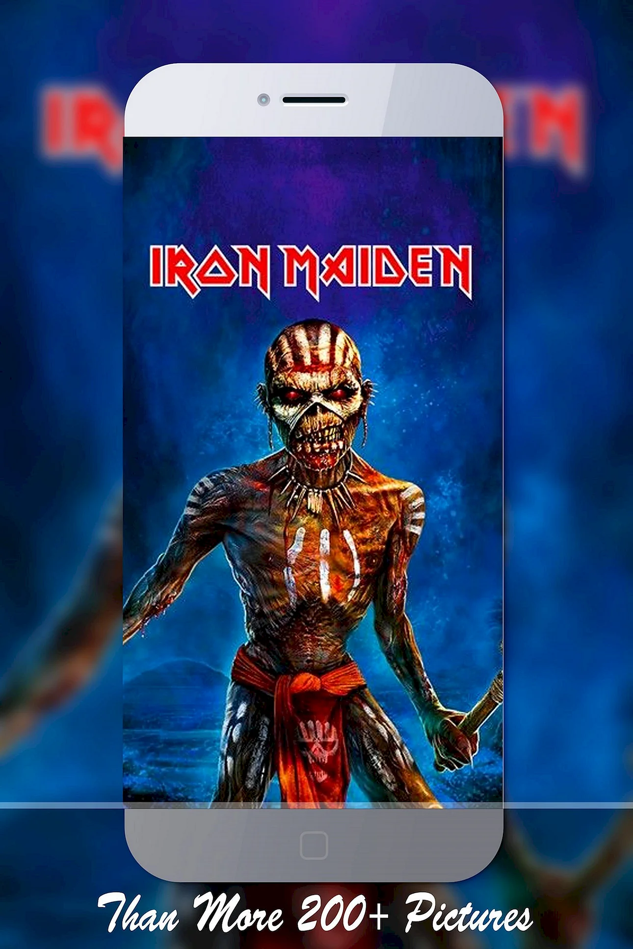 Iron Maiden Cartoons Wallpaper For iPhone