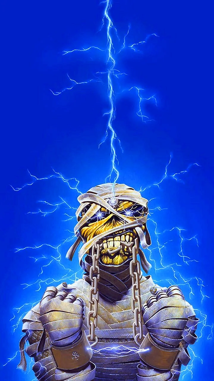 Iron Maiden Eddie Powerslave Wallpaper For iPhone