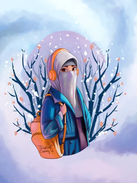 Islamic Art Girl Wallpaper