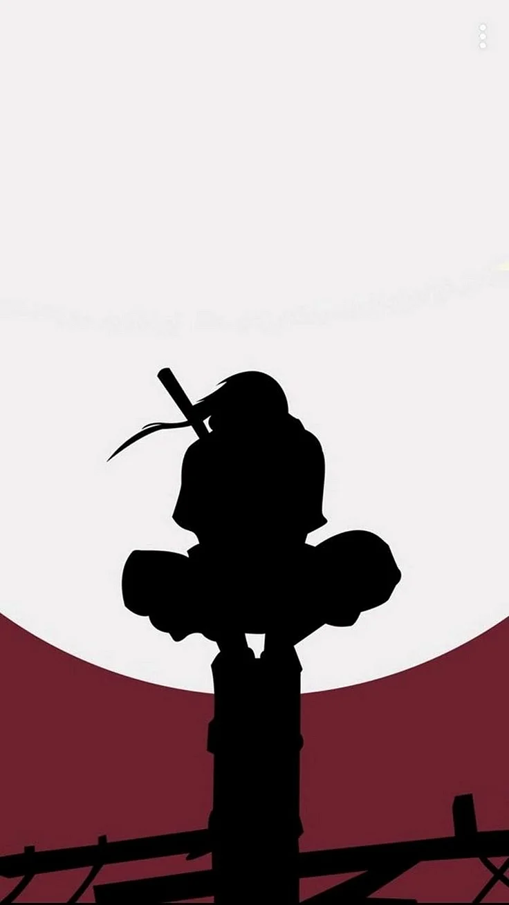 Itachi Silhouette Wallpaper For iPhone