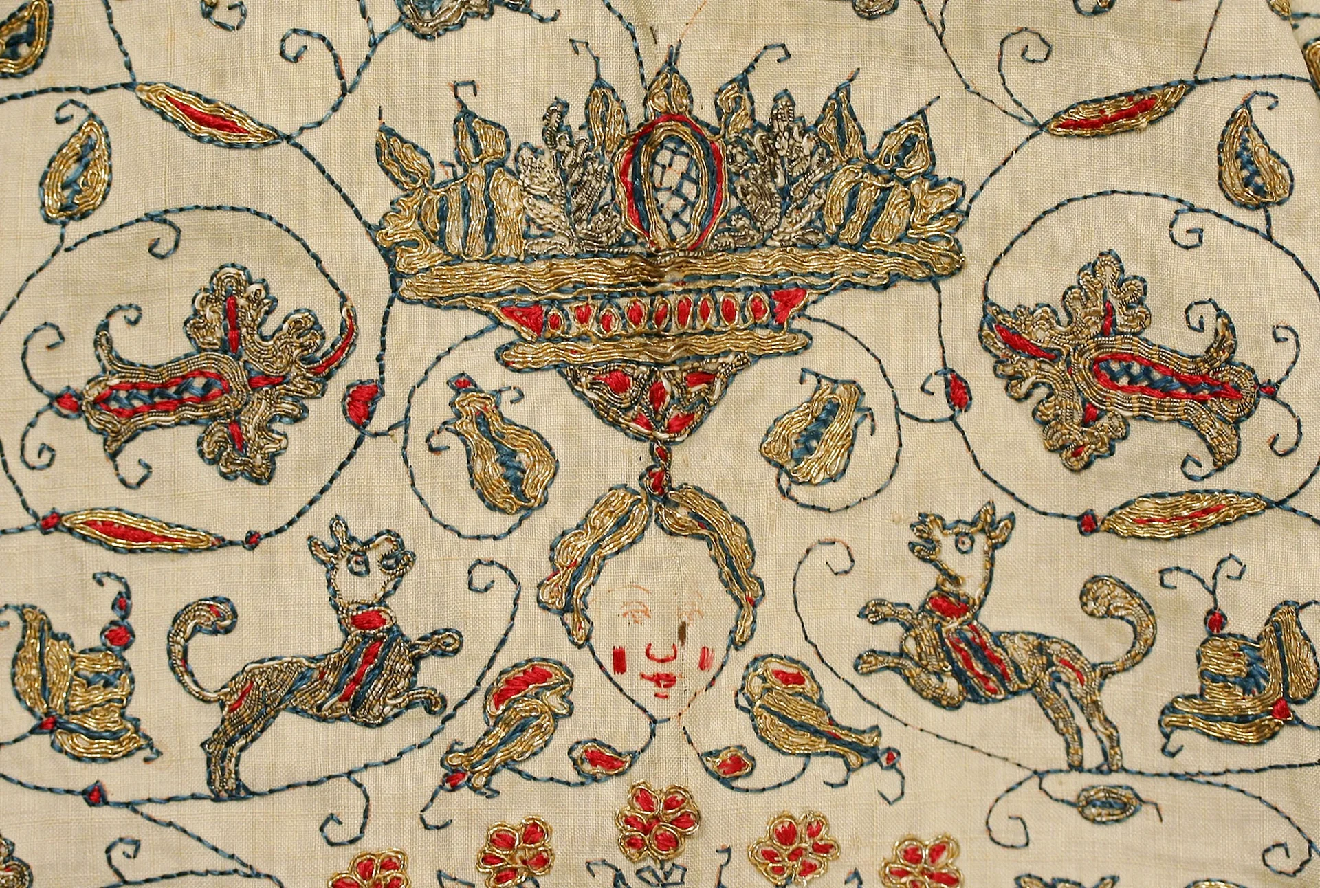 Italian Renaissance Fabric Wallpaper