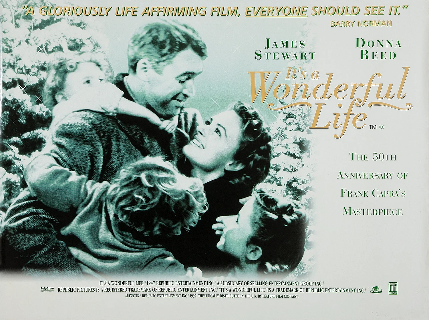 Its A Wonderful Life Poster 1946 Wallpaper