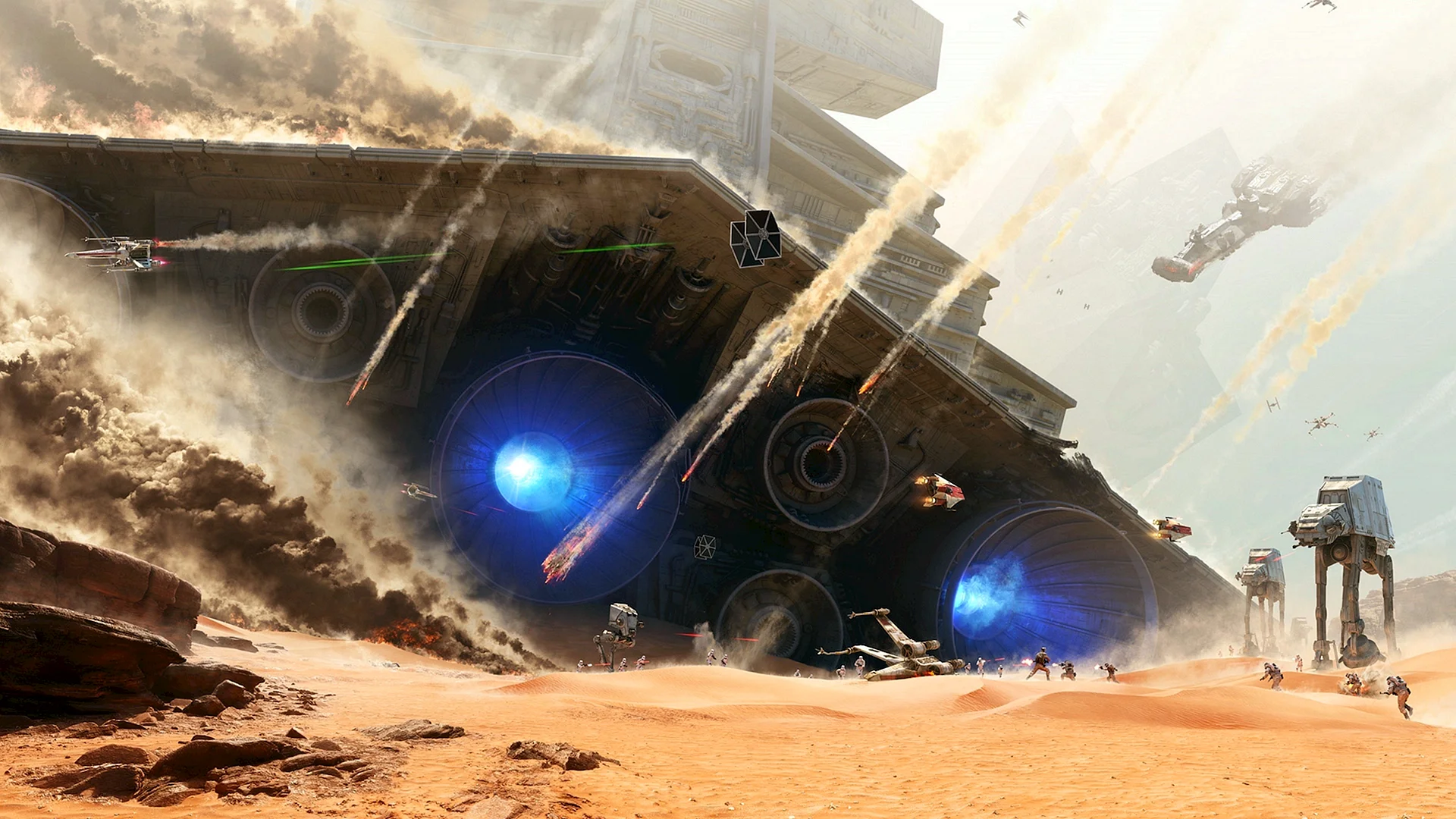 Jakku Star Wars Battlefront 2 2017 Wallpaper