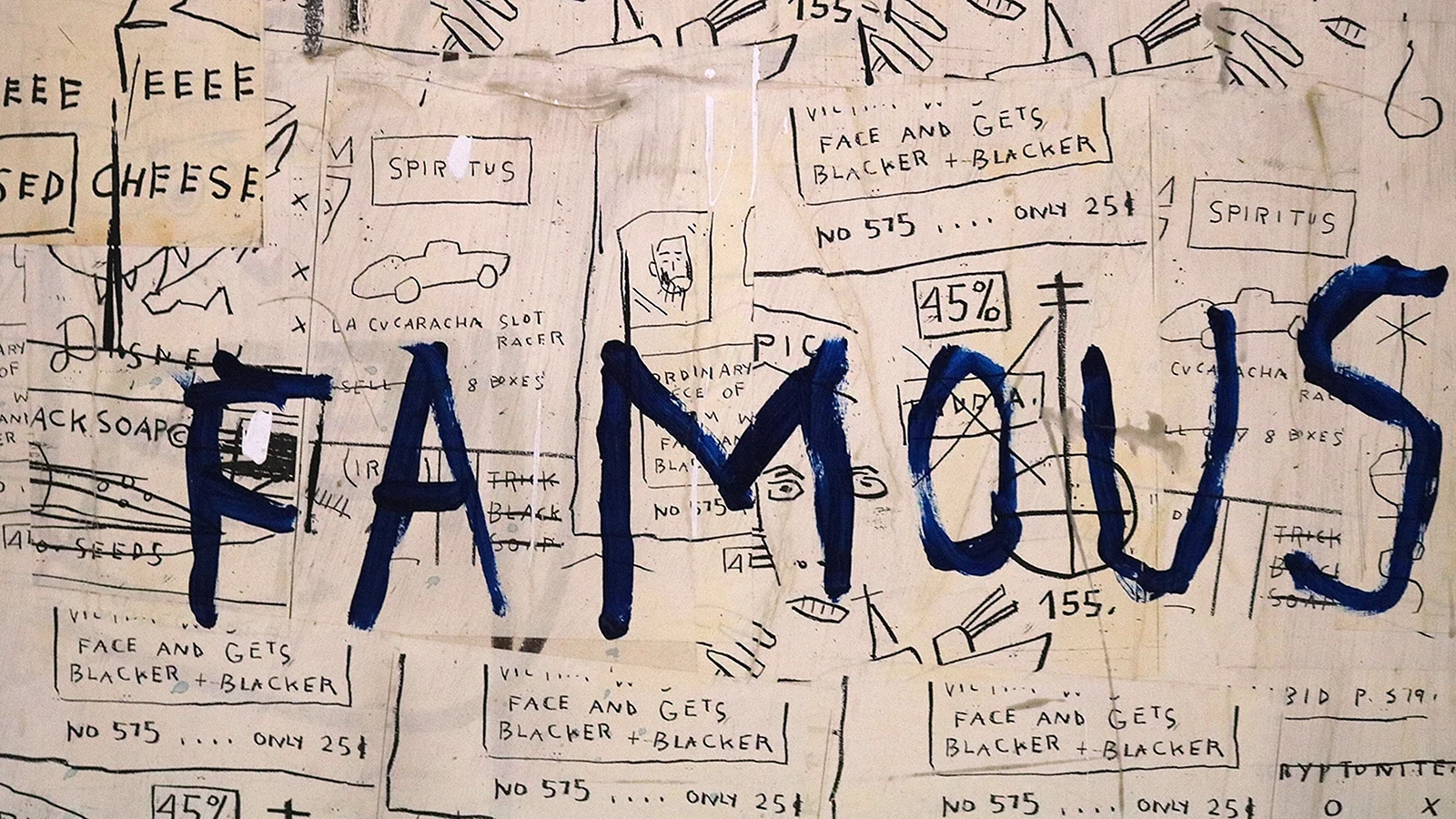 Jean Michel Basquiat Face Wallpaper
