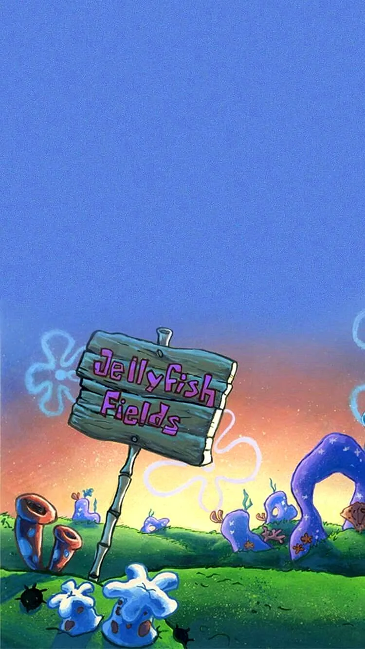 Jellyfish Spongebob Wallpaper For iPhone
