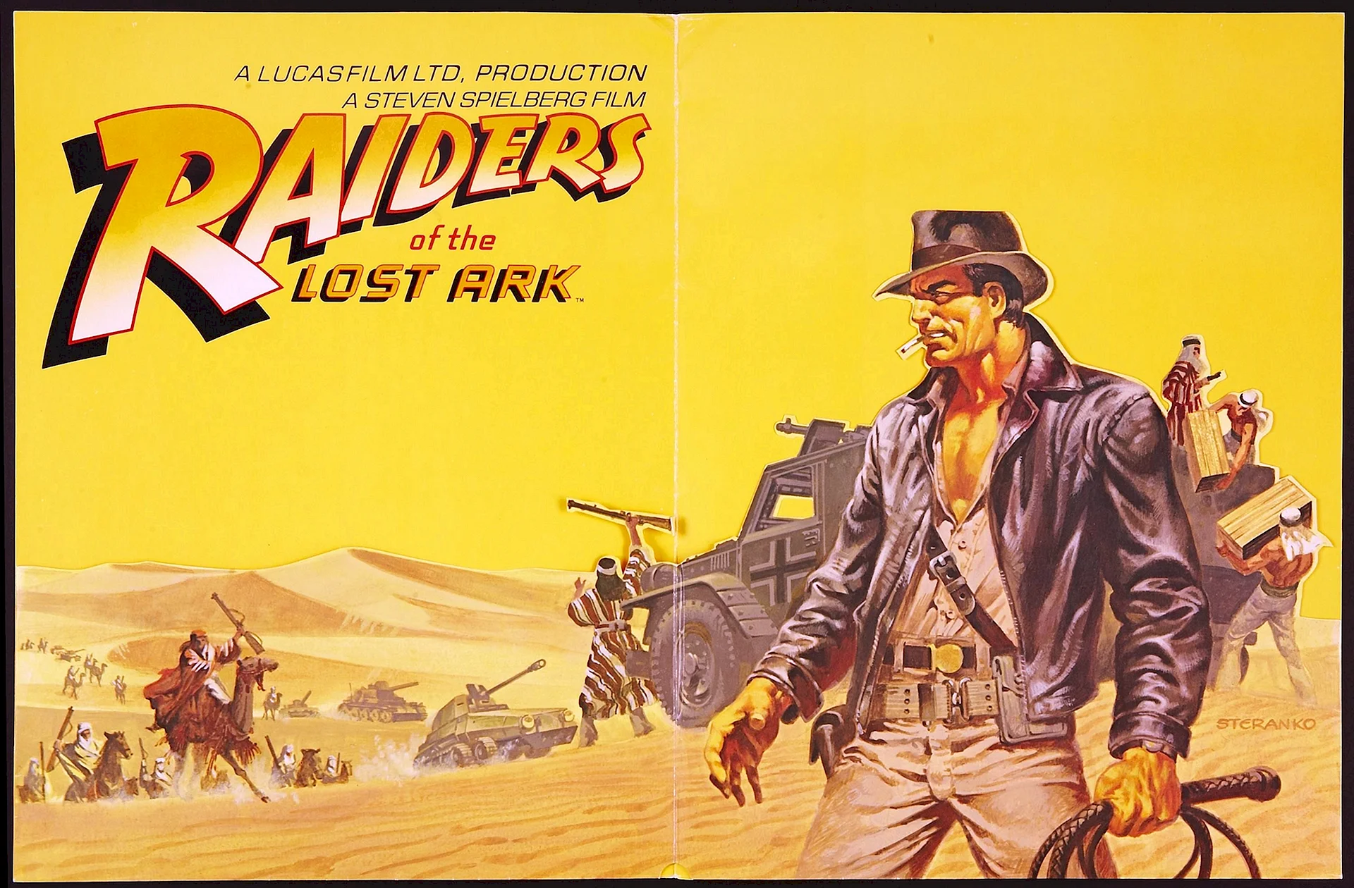 Jim Steranko Raiders Of The Lost Ark Wallpaper