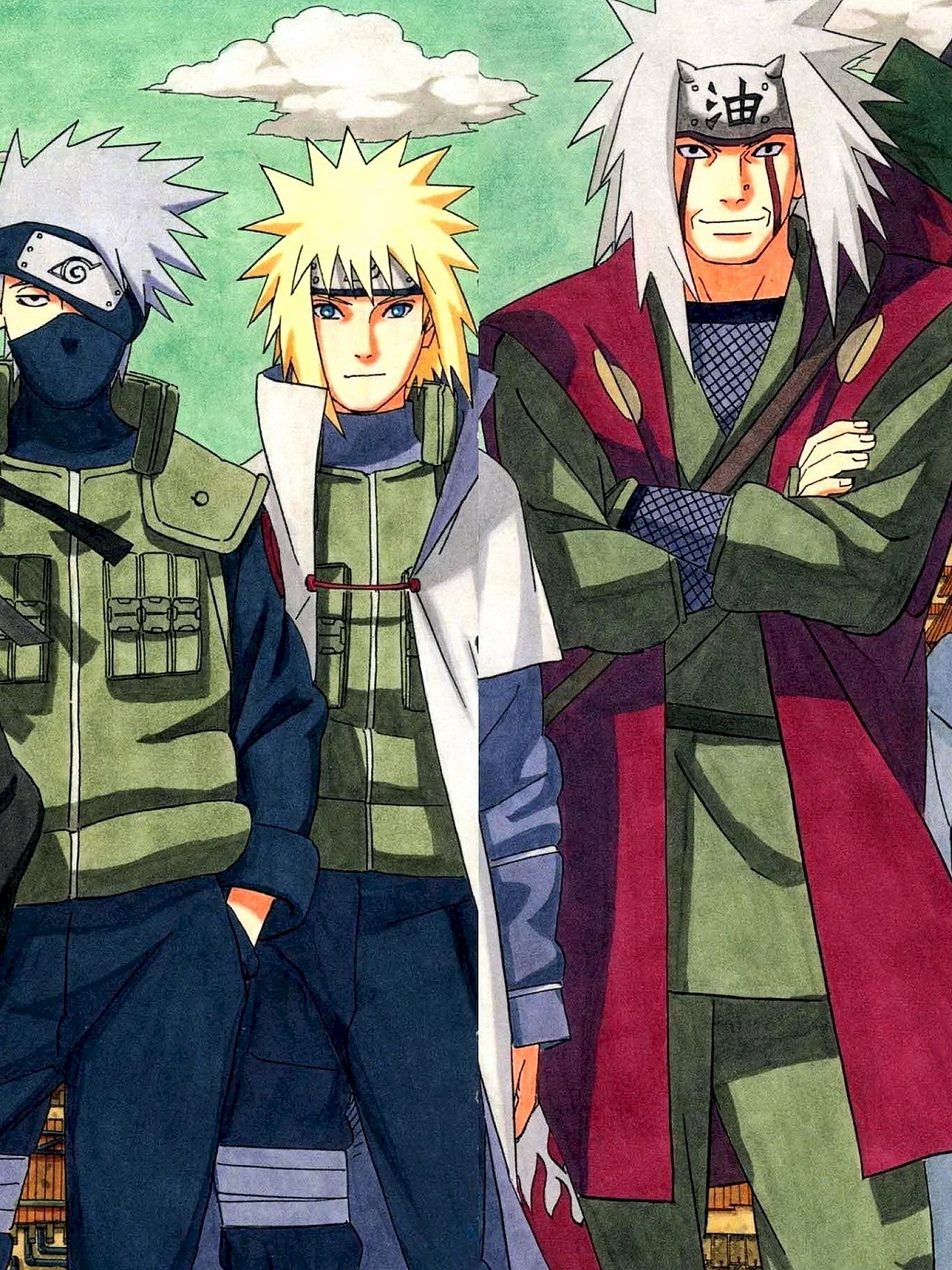 Jiraiya Minato Naruto Wallpaper For iPhone