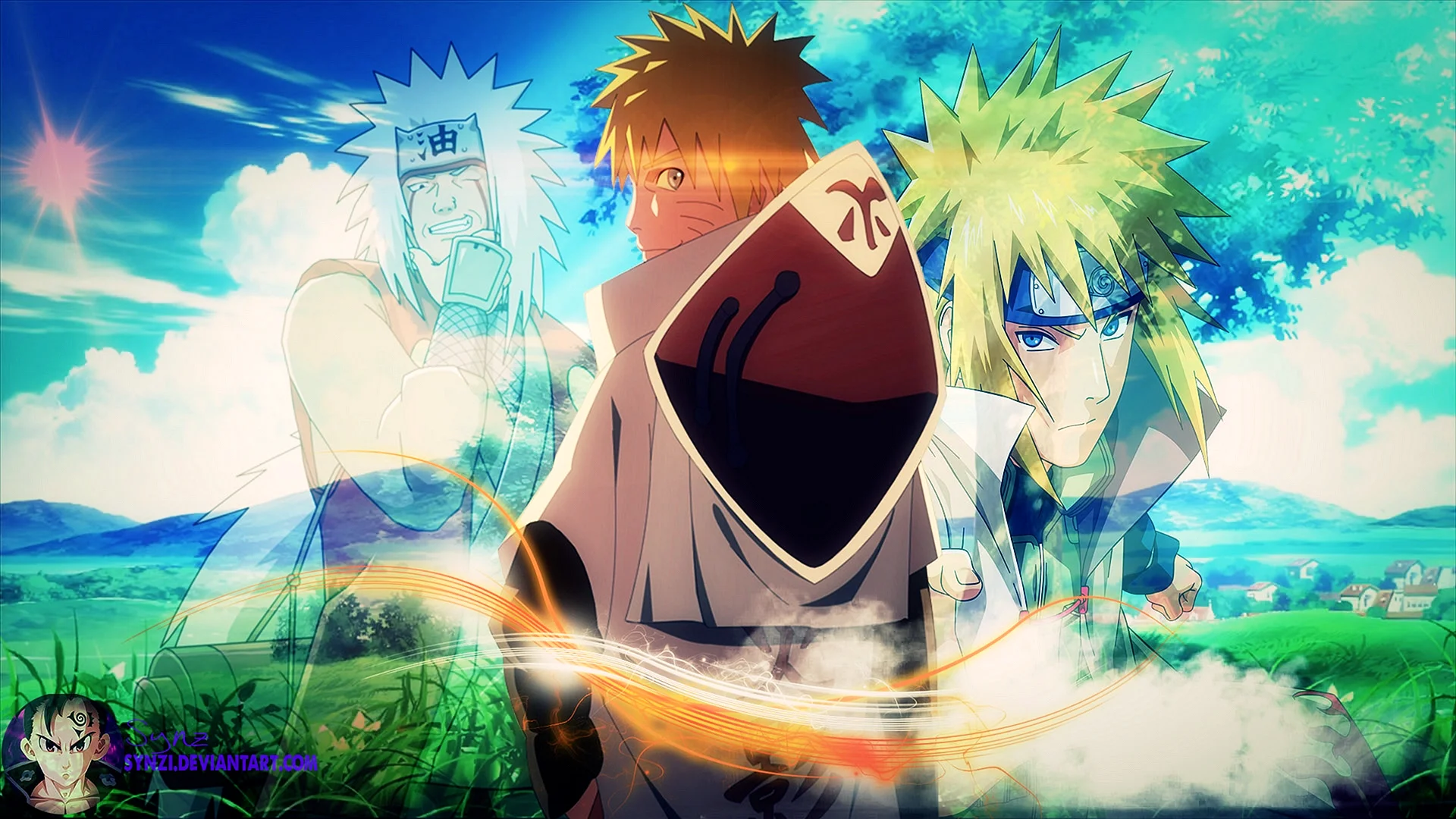 Jiraiya Minato Naruto Wallpaper