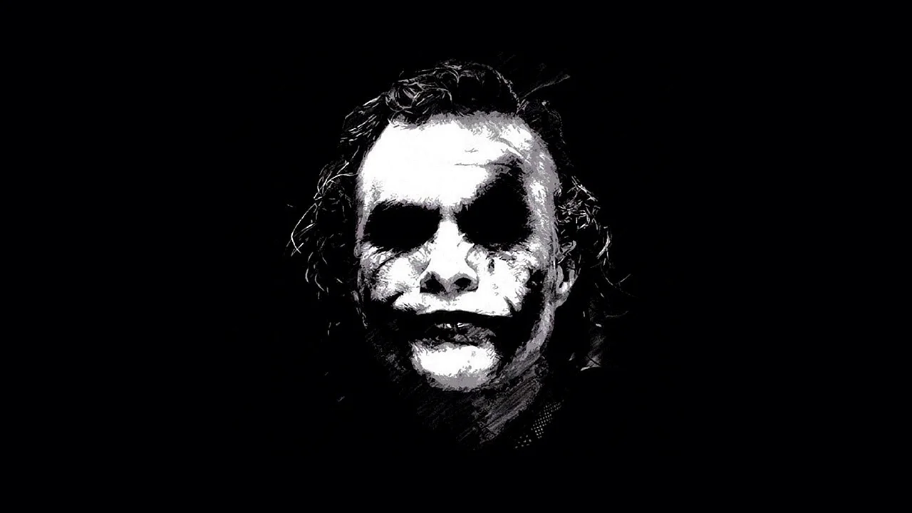 Joker Black Wallpaper