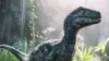 Jurassic Park Velociraptor Blue Wallpaper