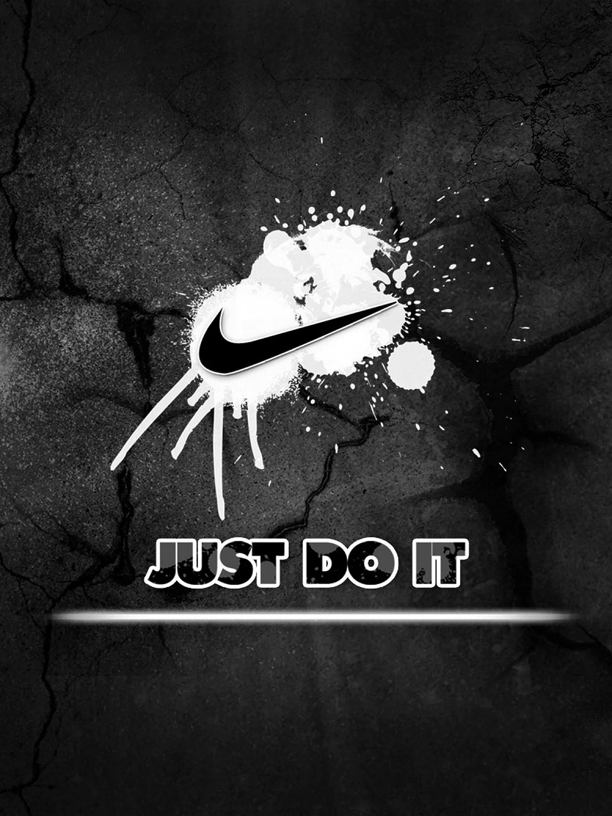 Just Do It Logo Wallpaper For iPhone