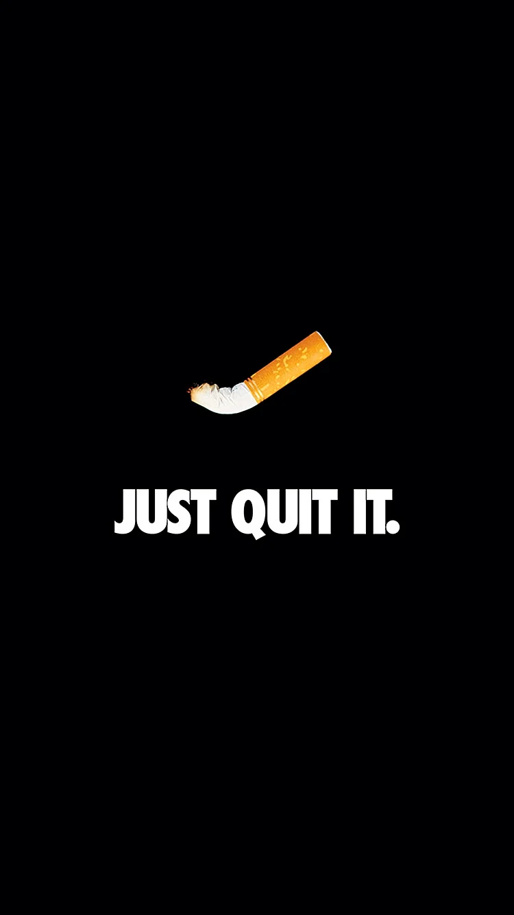 Just Quit It Wallpaper For iPhone