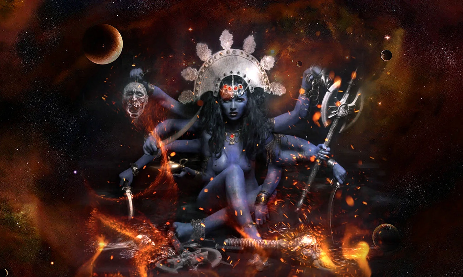 Kali God Wallpaper