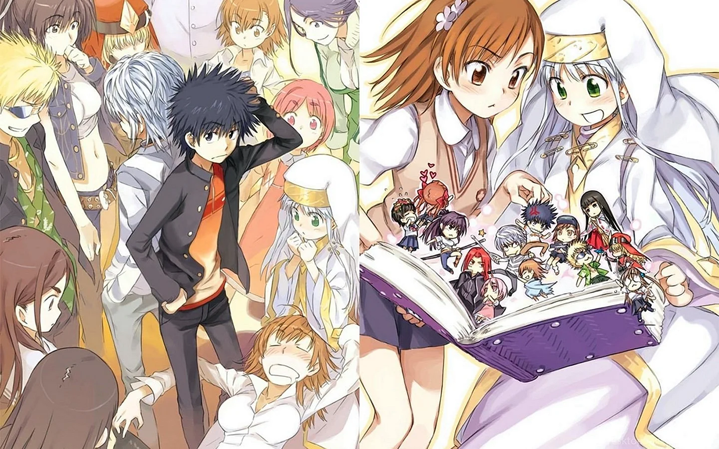 Kamijou Touma Harem Wallpaper