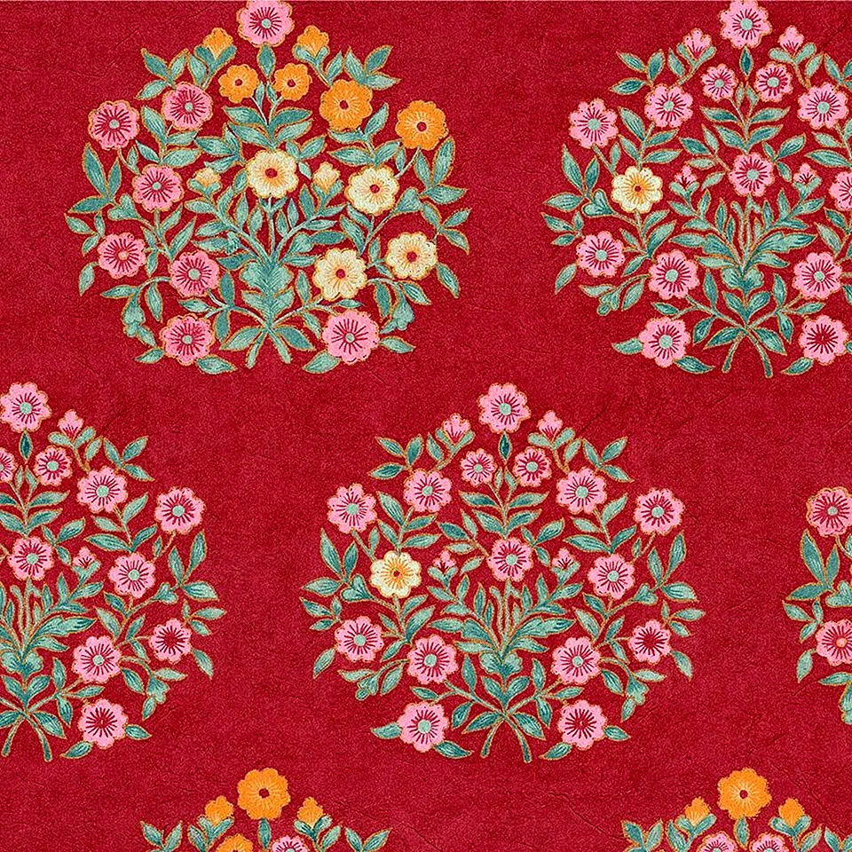 Kashmiri Motiff Wallpaper