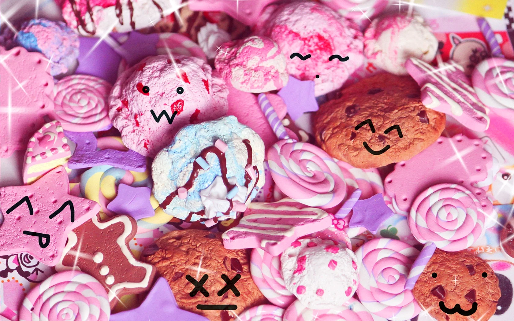 Kawaii Candy Wallpaper