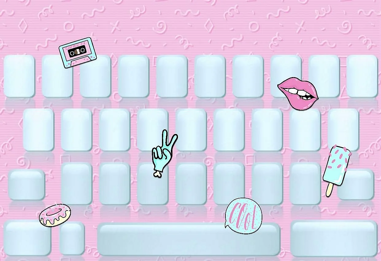 Kawaii Keyboard Wallpaper