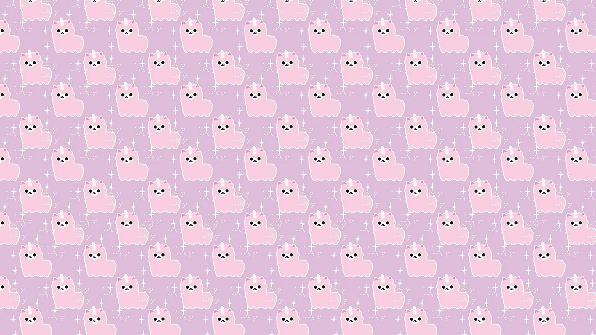 Kawaii Pink Pattern Wallpaper