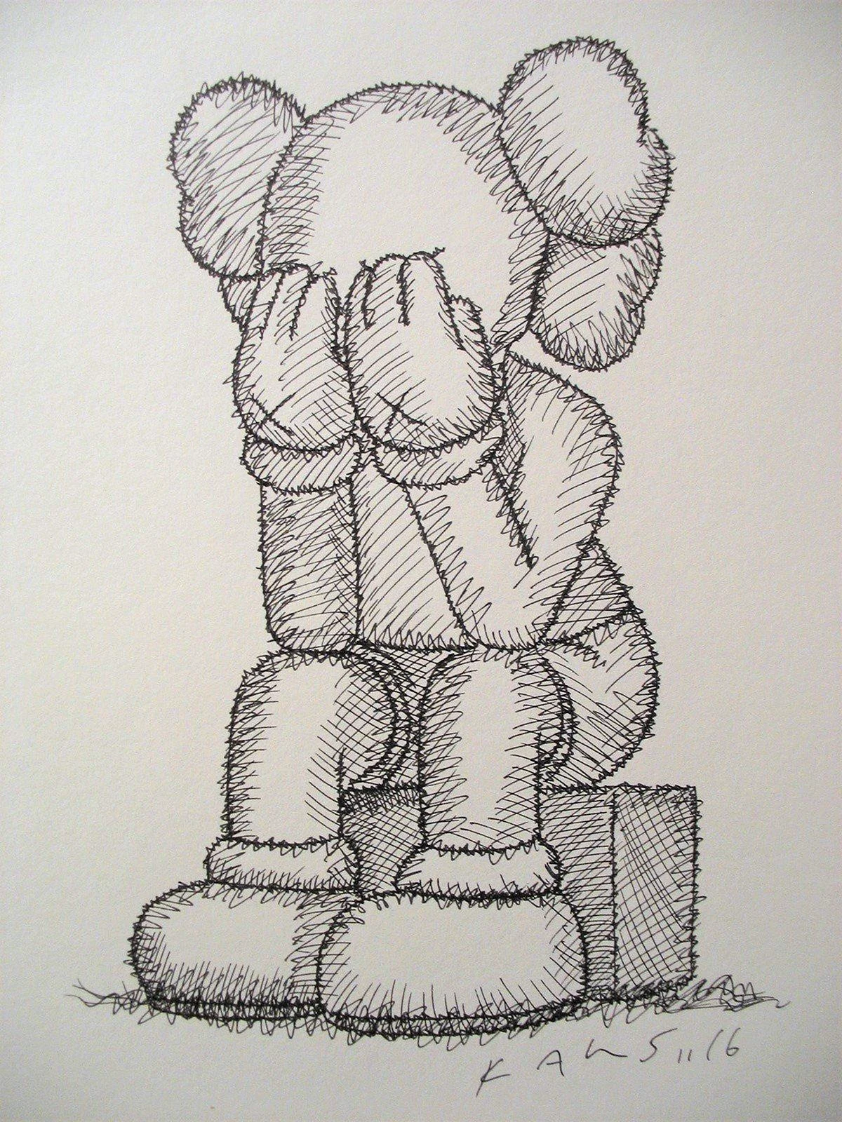 Kaws Draw Wallpaper For iPhone