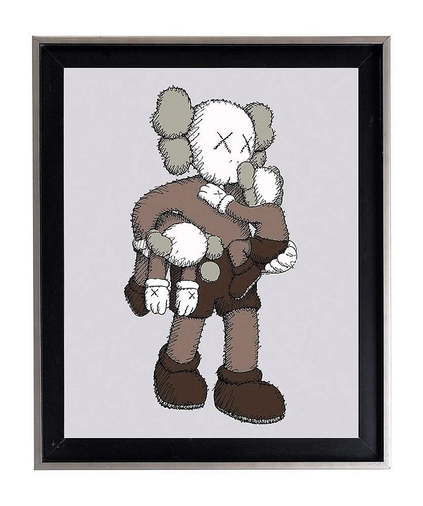 Kaws Poster Wallpaper For iPhone