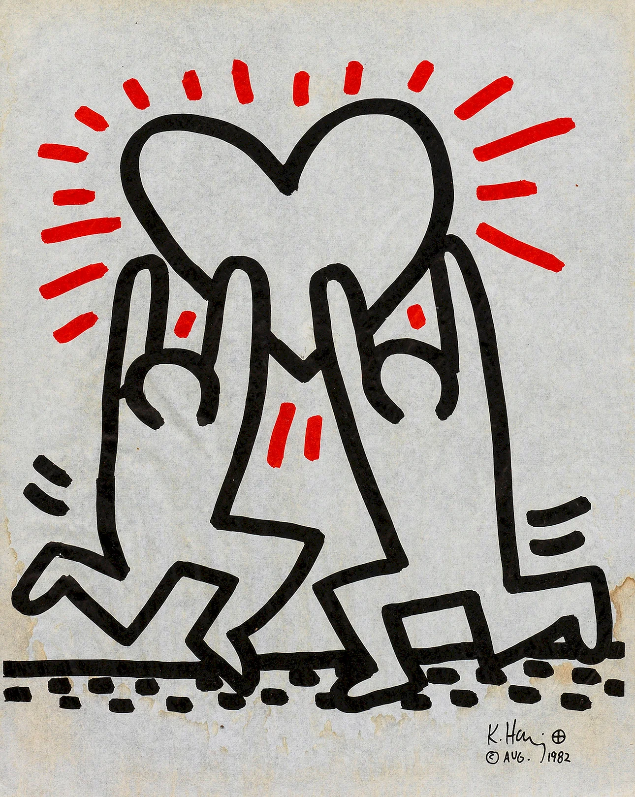 Keith Haring 1958 Wallpaper For iPhone