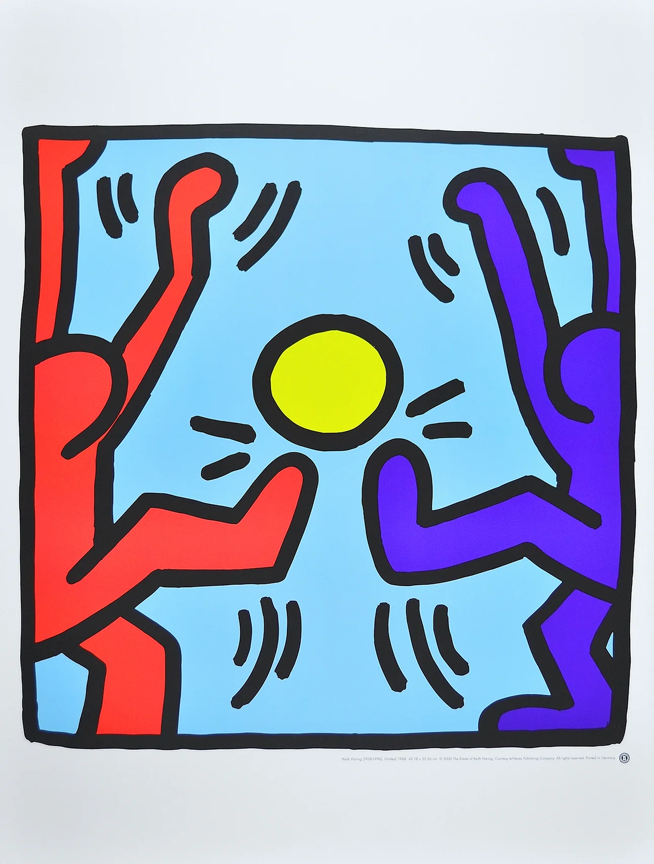 Keith Haring Art Wallpaper For iPhone