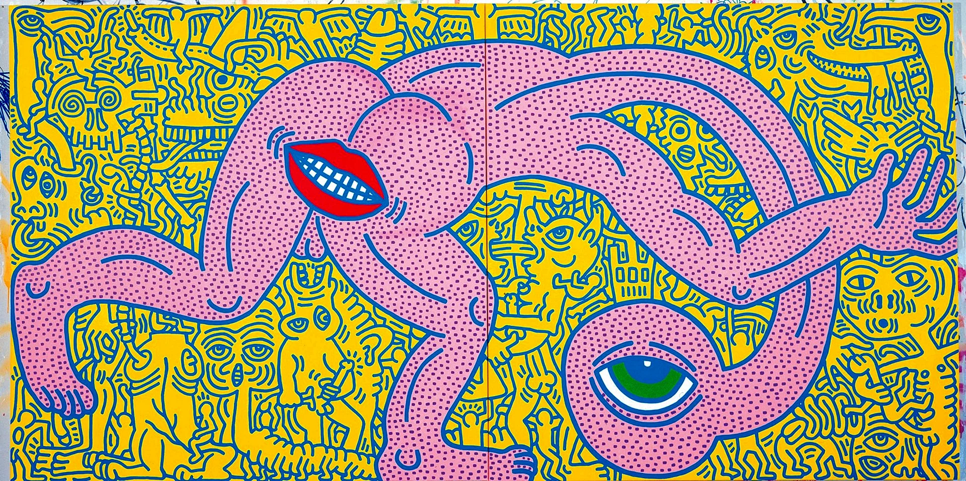 Keith Haring Art Wallpaper