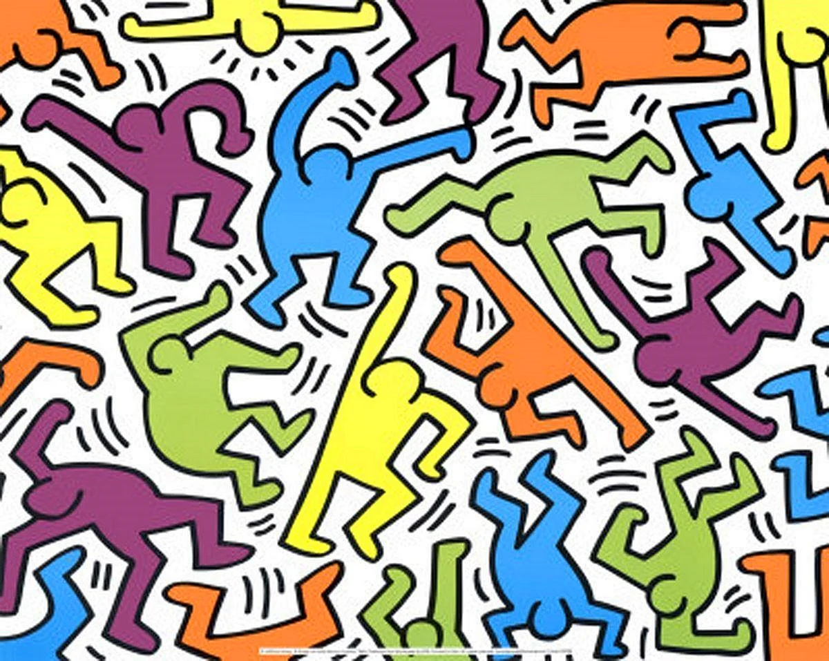 Keith Haring Dj Wallpaper