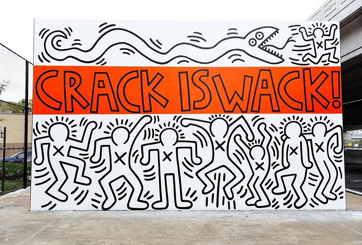 Keith Haring Graffiti Wallpaper